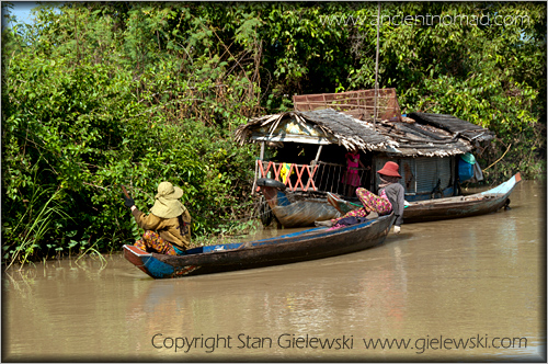 Boat trip: Battambang to Siem Reap - Cambodia
