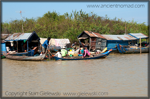 Boat trip: Battambang to Siem Reap - Cambodia